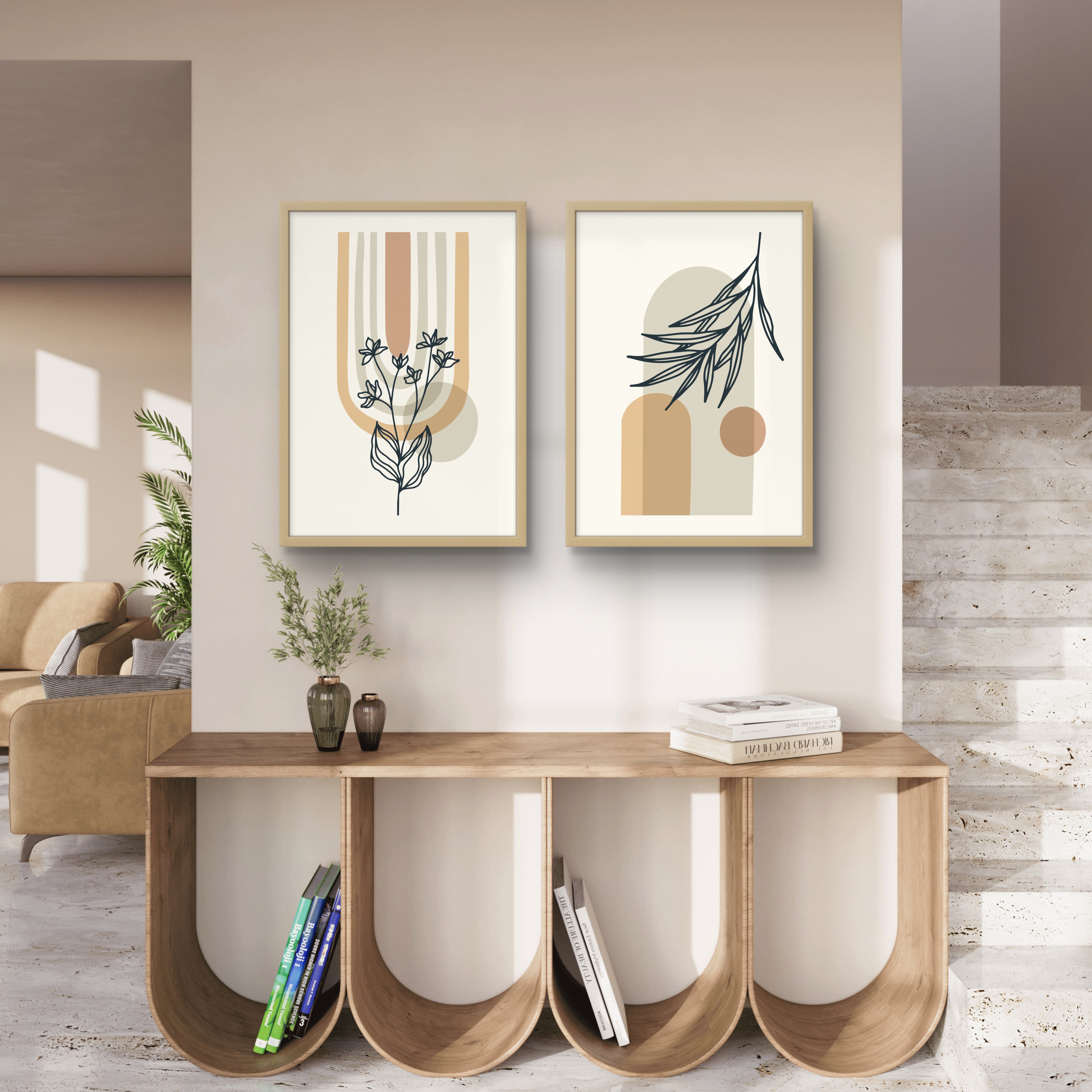 Natural Oak Frame