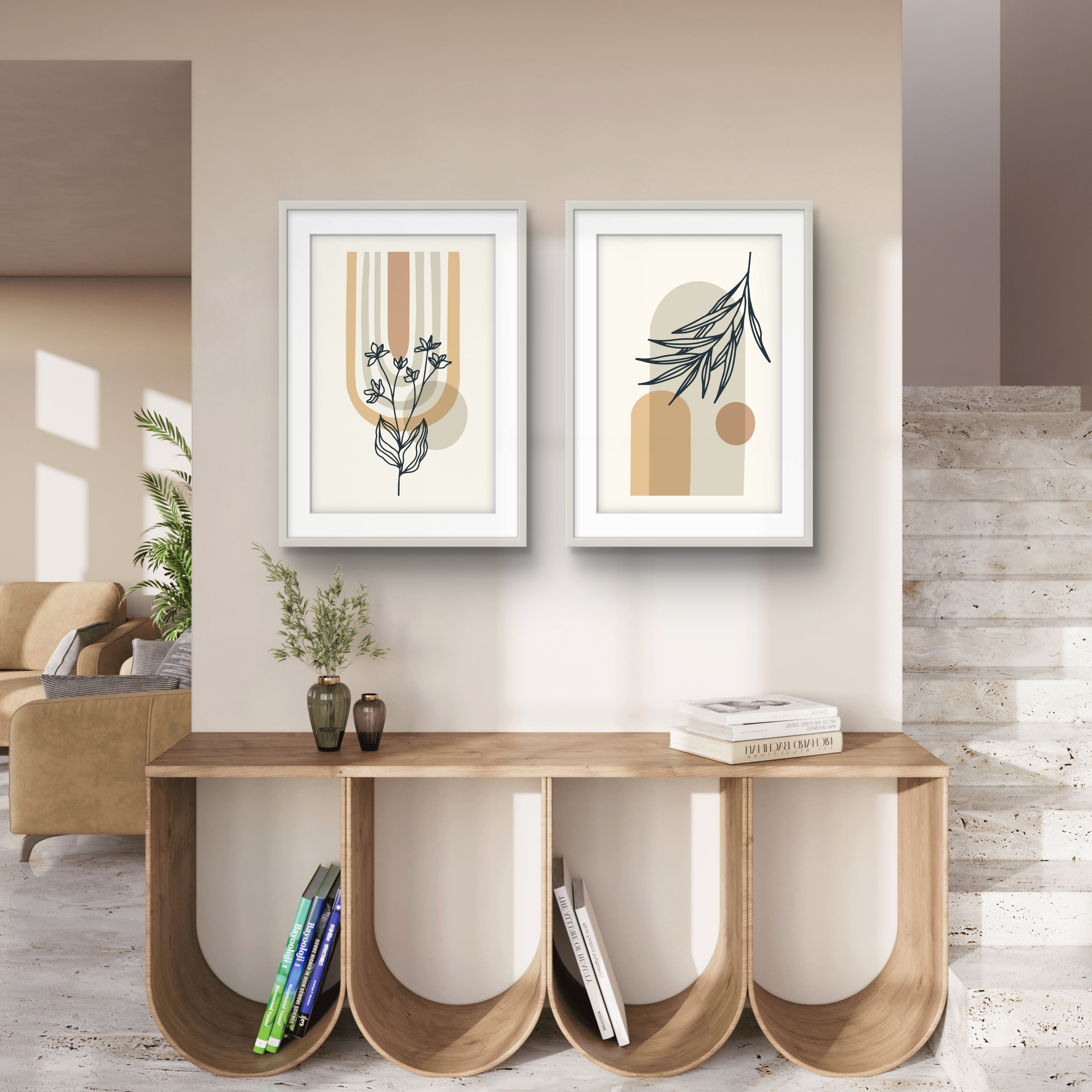White Frame with Mount