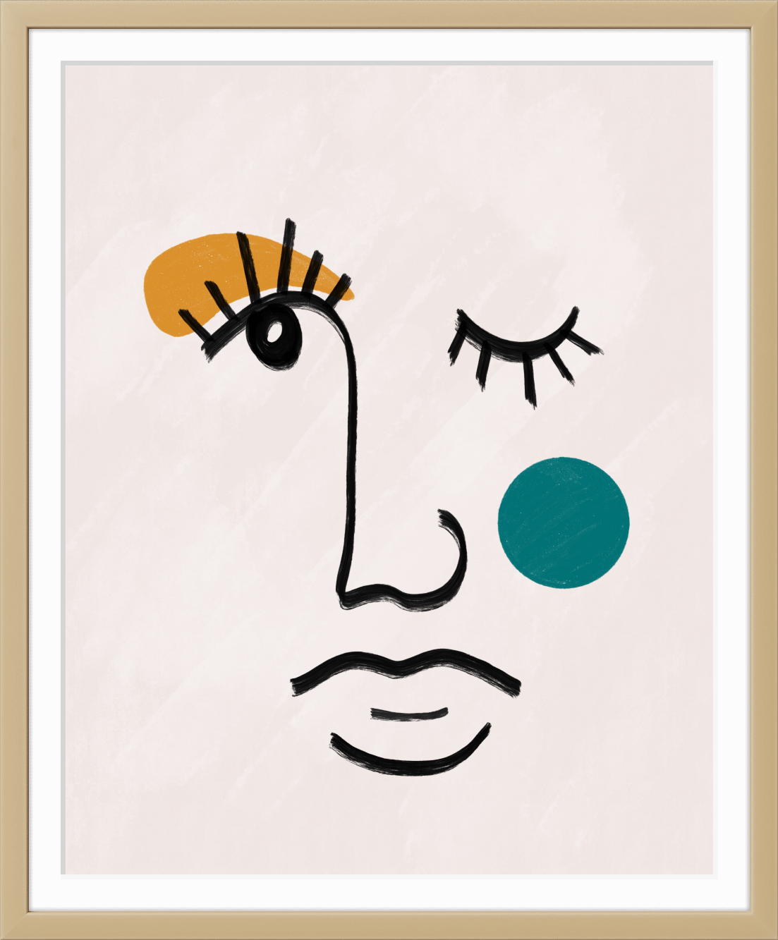 Natural Oak Frame with Mount