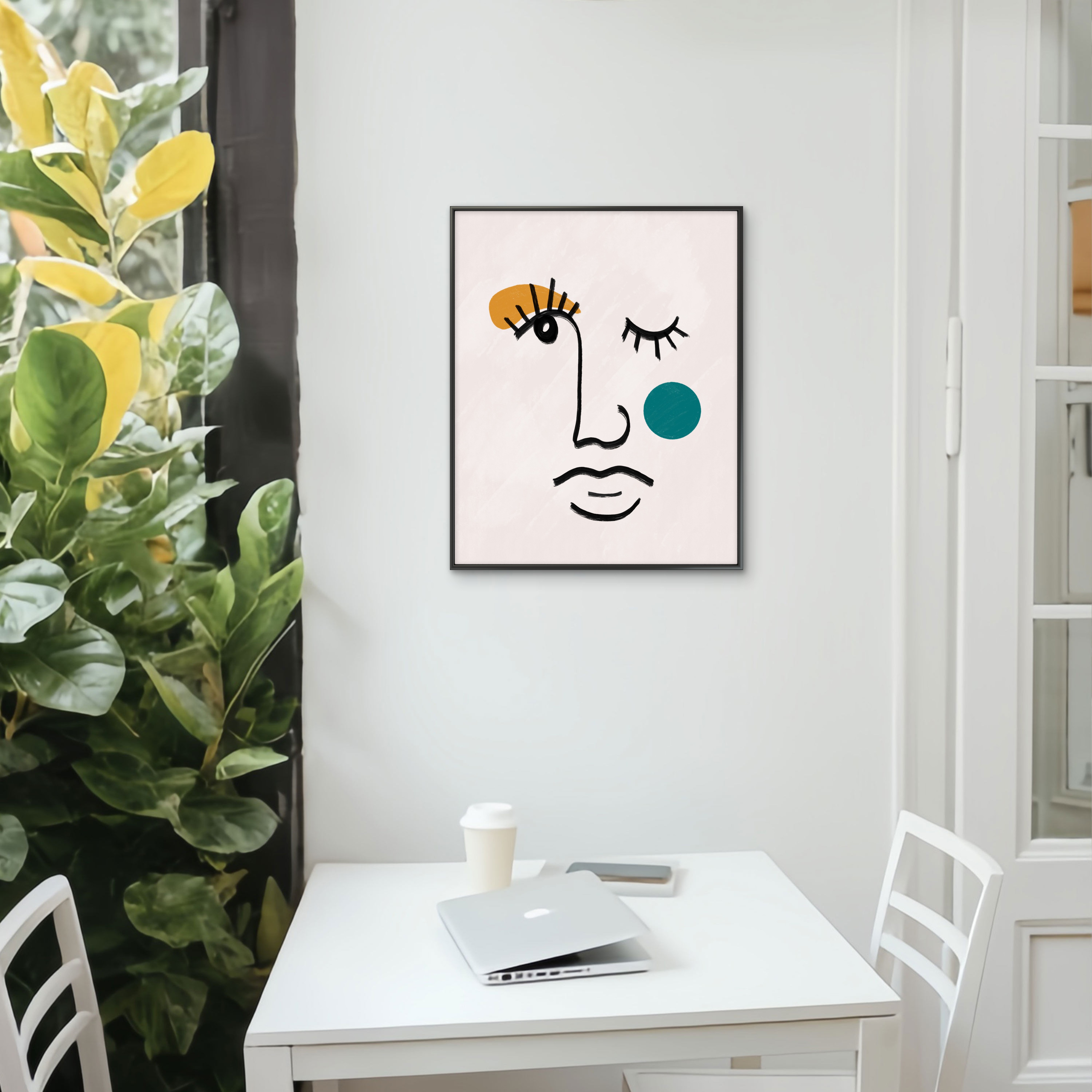 Matte Black Floater Frame